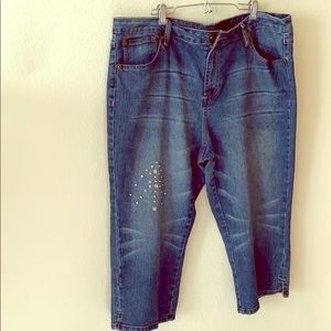 COPY - Plus size Jean Capri